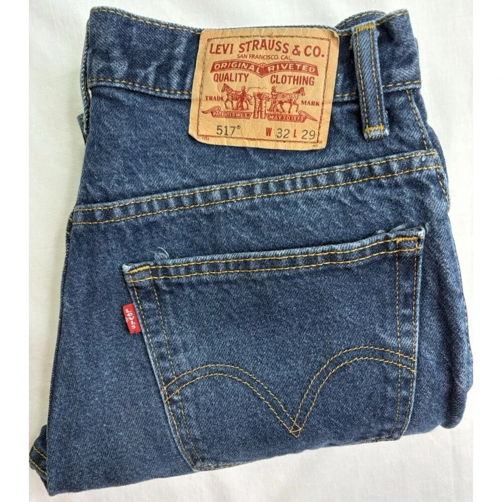 517 Levis Mens Boot Cut Fit Jeans 32x29
